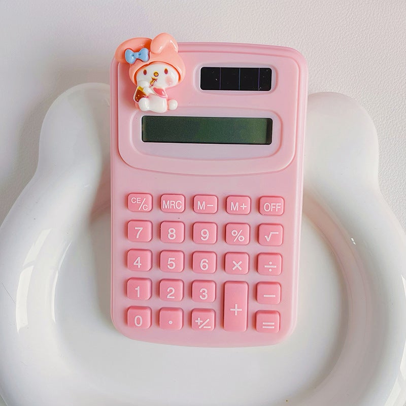 Mini Calculator Cute Cartoon Portable Creative Calculator For Primary School Students Small Handheld Cute Portable - Image 1